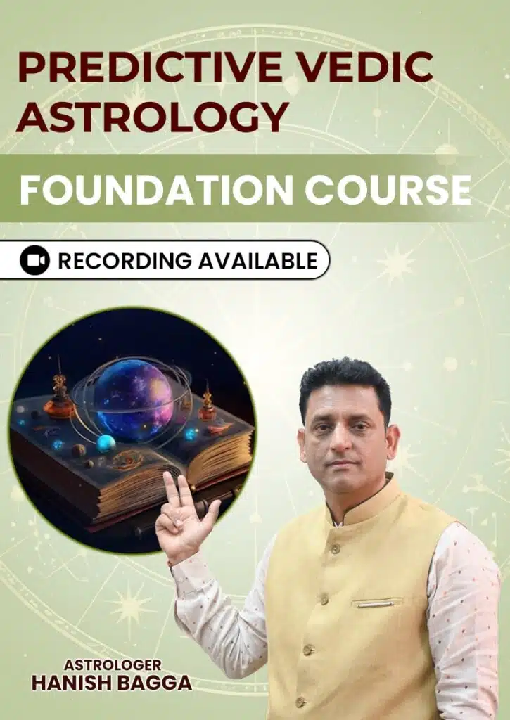 course - predictive vedic astrology foundation course