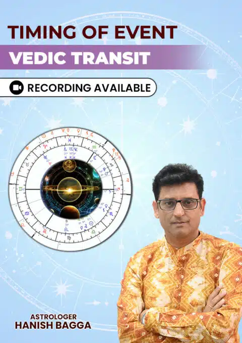 course - timing of event (vedic transit)