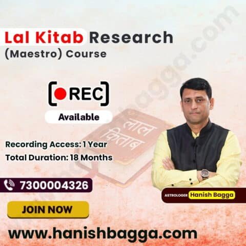course - lal kitab research (maestro) course