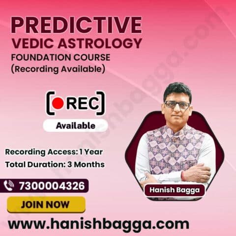 course - predictive vedic astrology foundation course