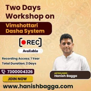 Two Days Workshop On Vimshottari Dasha