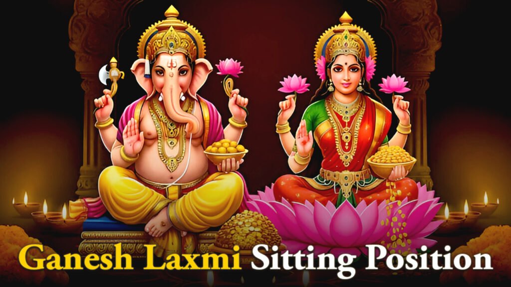 Ganesh Laxmi Sitting Position