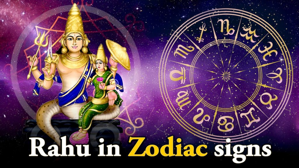 Rahu in Zodiac Signs