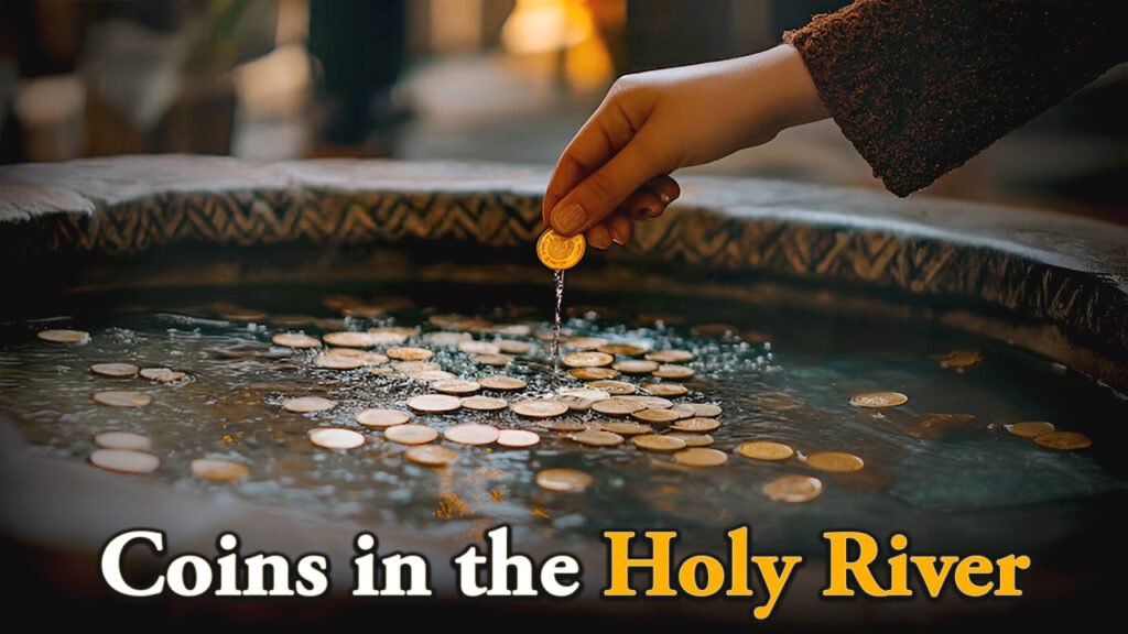 coins in the holy river