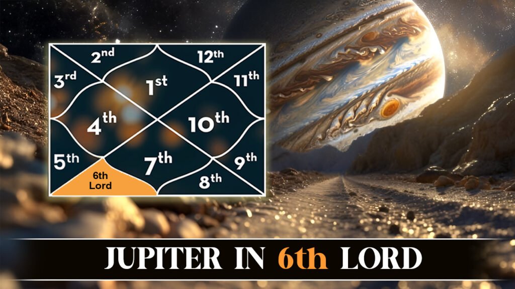 Jupiter in 6th Lord