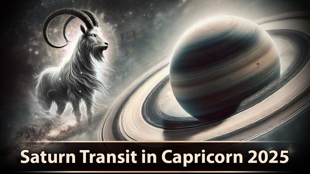 Saturn Transit in Capricorn 2025